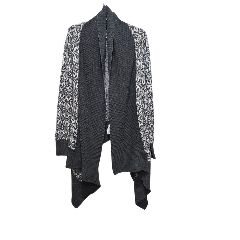 Banana Republic Factory Fair Isle Waterfall Cardigan Large